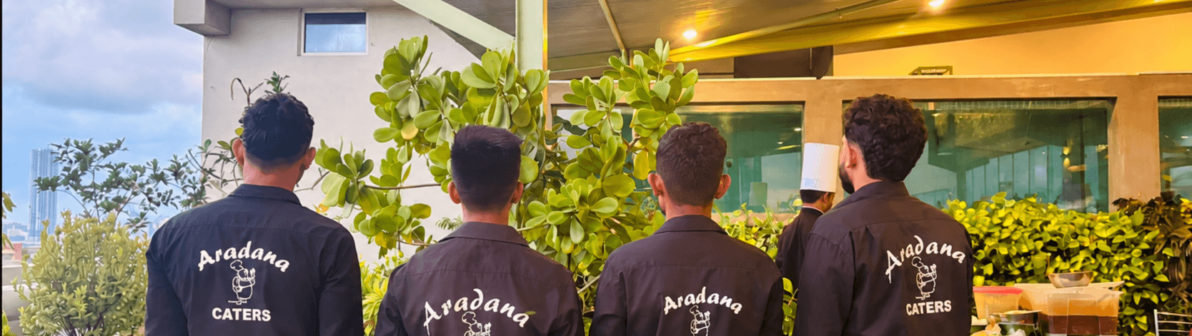 Aradana catering team ready for service